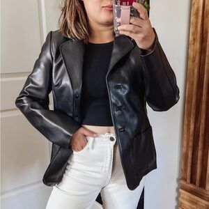 Vintage New Rampage Faux Leather Jacket. Size S